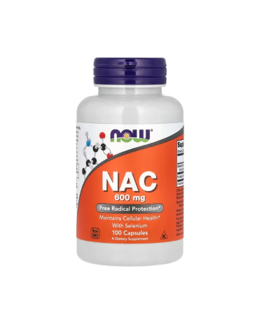 NOW Foods - NAC N-Acetyl L-Cysteine 600mg 100 capsule - NOW Foods