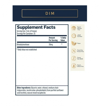 Nanoemulsified DIM lipozomal 50ml Quicksilver Scientific [1]
