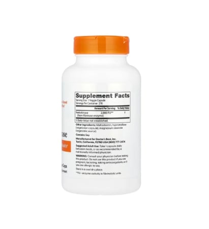 Nattokinase 2000 FUs 270 Capsule - Doctor's Best [1]