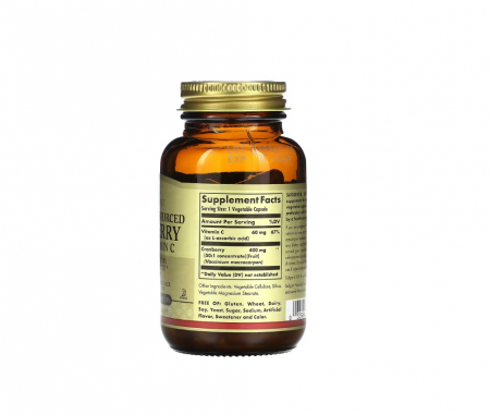Naturally Sourced Cranberry with Vitamin C - Solgar [1]