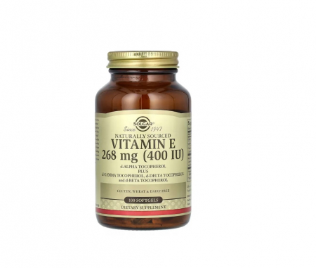 Vitamina E - Naturally Sourced Vitamin E 268 mg ( 400 IU) 100 capsule moi - Solgar