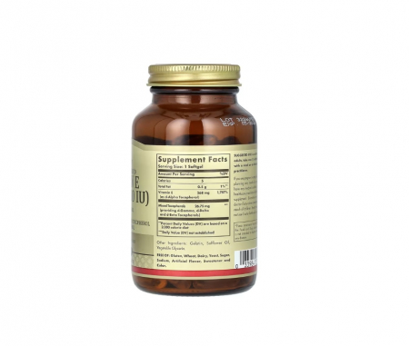 Naturally Sourced Vitamin E 268 mg ( 400 IU) 100 capsule moi - Solgar [1]