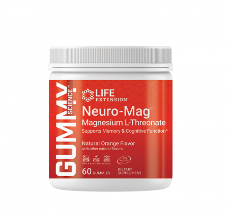 Life Extension - Neuro-Mag Magnesium L-Threonate Gummy Science 60 jeleuri - Life Extension