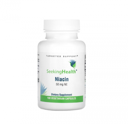 Pentru Digestie - Niacin 50mg NE 100 Capsule - Seeking Health
