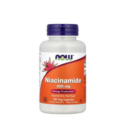 NOW Foods - Niacinamide 500mg 100 capsule - NOW Foods