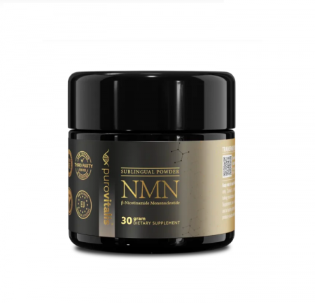 Purovitalis - NMN 500mg Powder Pure 30g 60 portii - Purovitalis