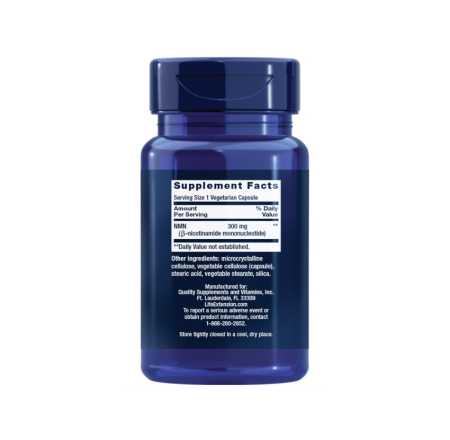 NMN Nicotinamide Mononucleotide 300mg 30 capsule - Life Extension [1]