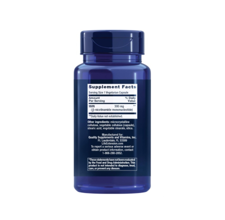 NMN Nicotinamide Mononucleotide 300mg 90 capsule - Life Extension [1]