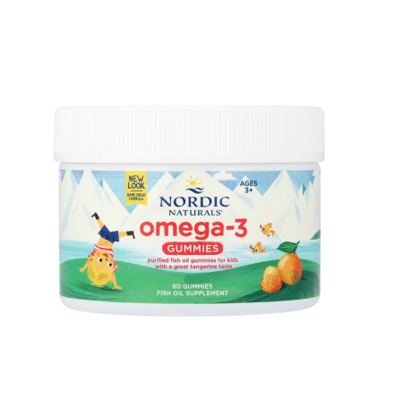 Omega & Ulei De Peste - Nordic Omega-3 Gummies Tangerine 82 mg 60 Gummies - Nordic Naturals