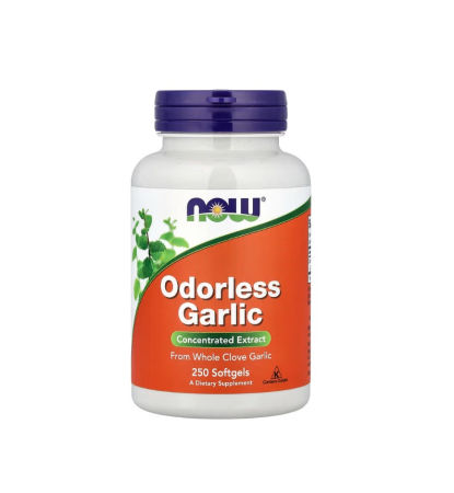 NOW Foods - Odorless Garlic Concentrated Extract 250 capsule moi - NOW Foods