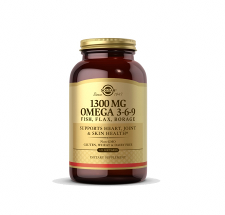 Omega & Ulei De Peste - Omega 3-6-9 1300mg 120 capsule moi - Solgar