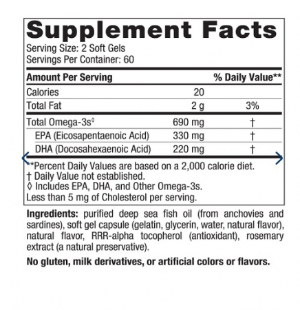 Omega-3 690mg 120 capsule - Nordic Naturals [1]