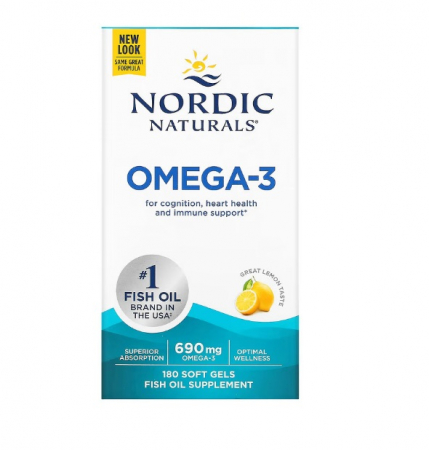 Imunitate - Omega-3 690mg 180 capsule - Nordic Naturals