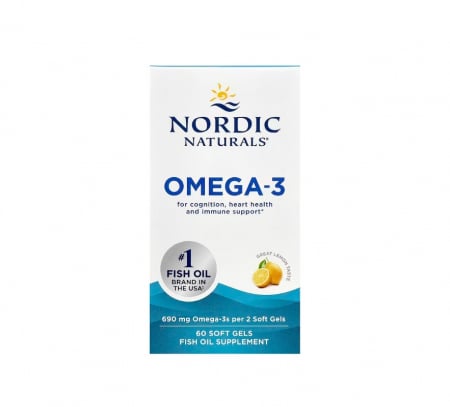 Nordic Naturals - Omega-3 690mg Lemon 60 capsule moi - Nordic Naturals