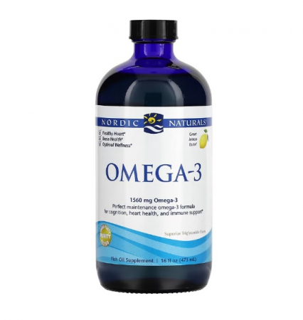 Inima - Omega-3 Lemon 1.560 mg 473 ml - Nordic Naturals
