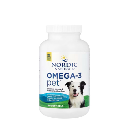 Nordic Naturals - Omega-3 Pet pentru caini180 Soft Gels - Nordic Naturals