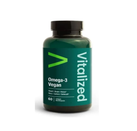 Creier & Memorie - Omega-3 Vegan 60 capsule moi - Vitalized
