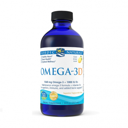 Stres & Stare De Spirit - Omega-3D 1560mg Lemon 237 ml.