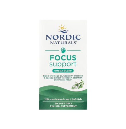 Nordic Naturals - Omega Focus with Bacopa Monnieri Extract 1280mg