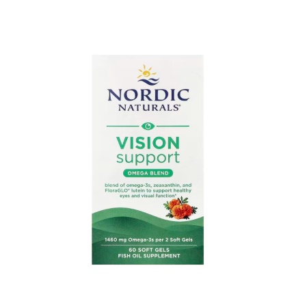 Antioxidanti - Omega Vision with Zeaxanthin&FloraGO Lutein 1460mg 60 Soft Gels - Nordic Naturals