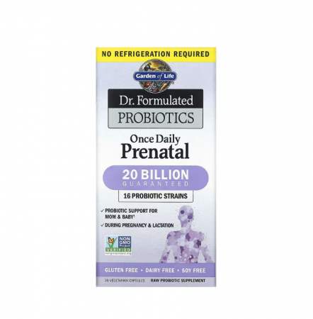Suplimente Pentru: - Once Daily Prenatal Dr. Formulated Probiotics 30 Capsule - Garden of Life