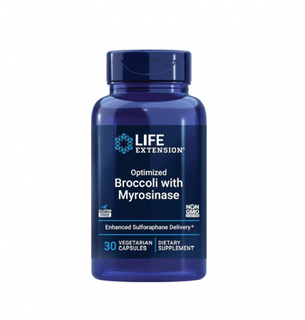 Suplimente Pentru: - Optimized Broccoli with Myrosinase 30 capsule vegetale - Life Extension