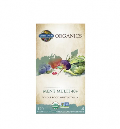 Imunitate - Organics Men's Multi 40+ 120 tablete - Garden of Life