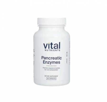 Vital Nutrients - Pancreatic Enzymes 90 capsule - Vital Nutrients