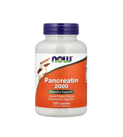 Digestie - Pancreatin 2000 250 capsule - NOW Foods