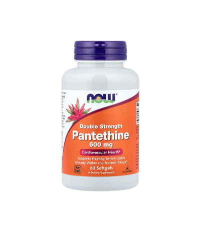 Vitamine & Minerale - Pantethine 600mg 60 capsule moi - NOW Foods