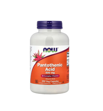 Vitamine & Minerale - Pantothenic Acid 500 mg 250 capsule - NOW Foods