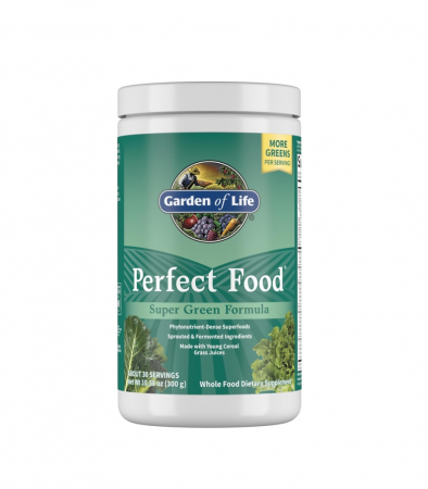 Probiotice & Prebiotice - Perfect Food Super Green Formula, Powder 300 grame - Garden of Life