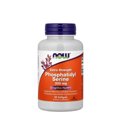 NOW Foods - Phosphatidyl Serine 300mg Extra Strength 50 capsule moi - Now Foods