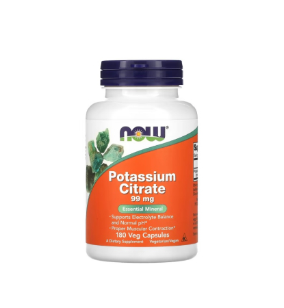 Minerale - Potassium Citrate 99mg 180 capsule - NOW Foods