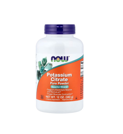 Minerale - Potassium Citrate Pure Powder 340g - NOW Foods
