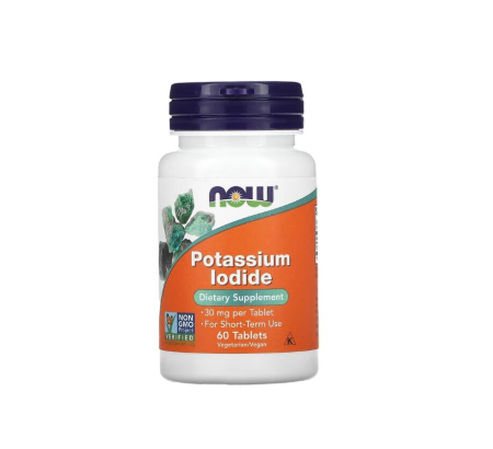 Vitamine & Minerale - Potassium Iodide, 30mg 60 tablete - NOW Foods