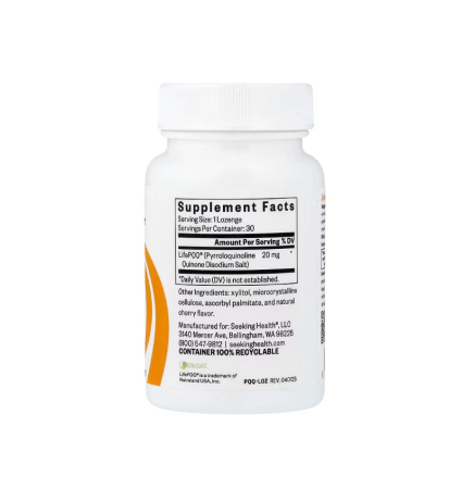 PQQ Lozenge 20mg 30 capsule - Seeking Health [1]
