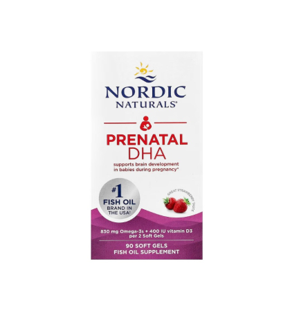 Nordic Naturals - Prenatal DHA, 830mg Strawberry