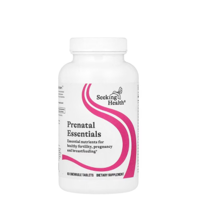 Pentru Femei - Prenatal Essentials Chewable 60 tablete masticabile - Seeking Health