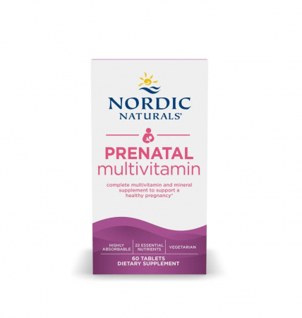 Vitamina E - Prenatal Multivitamin 60 tablete - Nordic Naturals