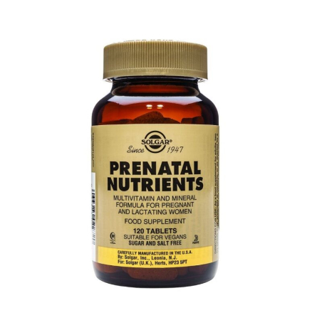 Producatori - Prenatal Nutrients 120 Capsule - Solgar