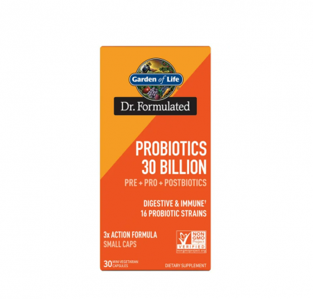 Pentru Digestie - Probiotics 30 Billion 30 Mini Vegetarian Capsules - Garden of Life