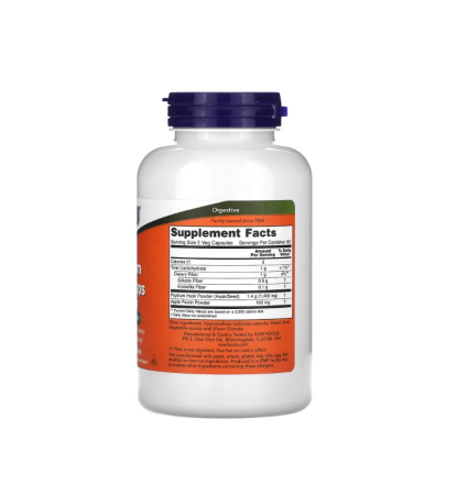 Psyllium Husk Caps 700mg 180 capsule - NOW Foods [1]