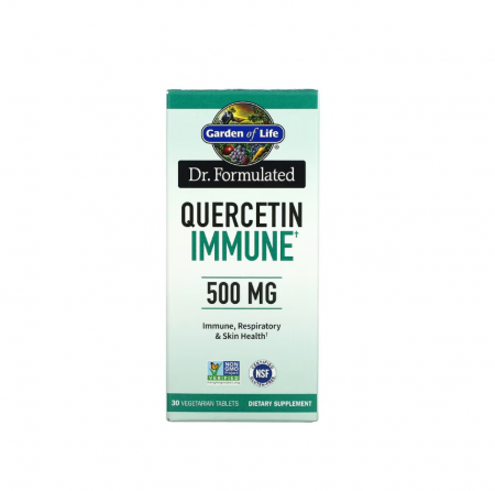 Pentru Digestie - Quercetin Immune Dr. Formulated 500mg 30Tablete - Garden of Life