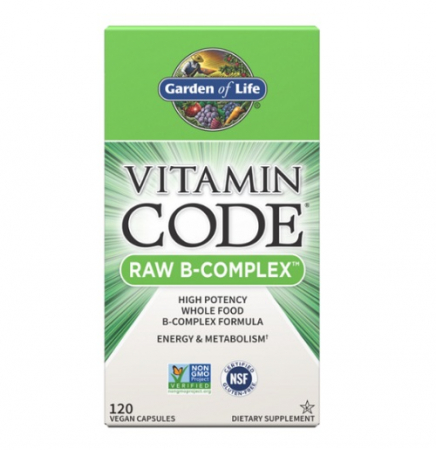 Vitamina B - Raw B-Complex Vitamin Code 120 Capsules - Garden Of Life
