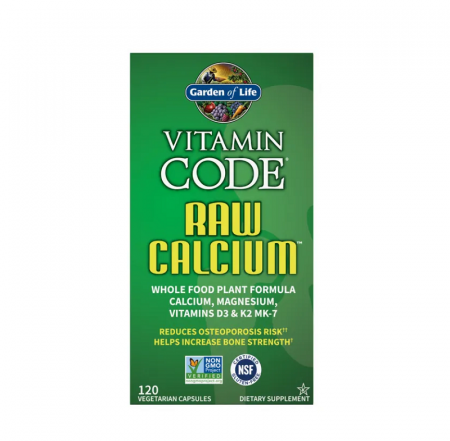 Oase & Articulatii - RAW Calcium 120 Capsule - Garden of Life