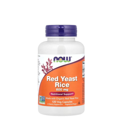 Inima - Red Yeast Rice 600mg 120 capsule - NOW Foods