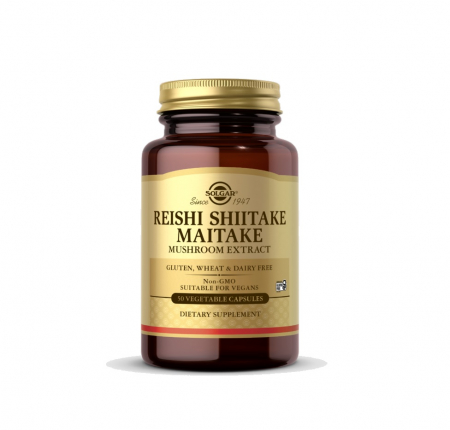 Solgar - Reishi Shiitake Maitake Mushroom Extract 50 Capsule - Solgar