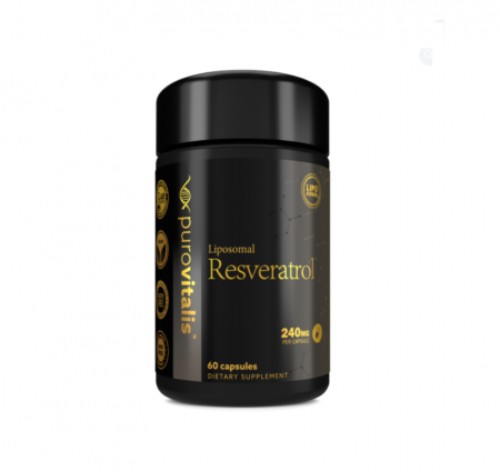 Purovitalis - Resveratrol Liposomal 240mg 60 capsule - Purovitalis