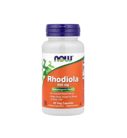 Creier & Memorie - Rhodiola 500mg 60 capsule - NOW Foods